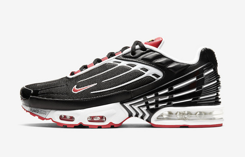 Air Max Plus 3 Black White Track Red Style Code_ CJ0601-001 size_ 39-46-625f9e96